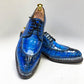 Maurice Dallas Alligator Oxford - Blue