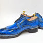 Maurice Dallas Alligator Oxford - Blue