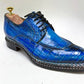 Maurice Dallas Alligator Oxford - Blue