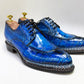 Maurice Dallas Alligator Oxford - Blue