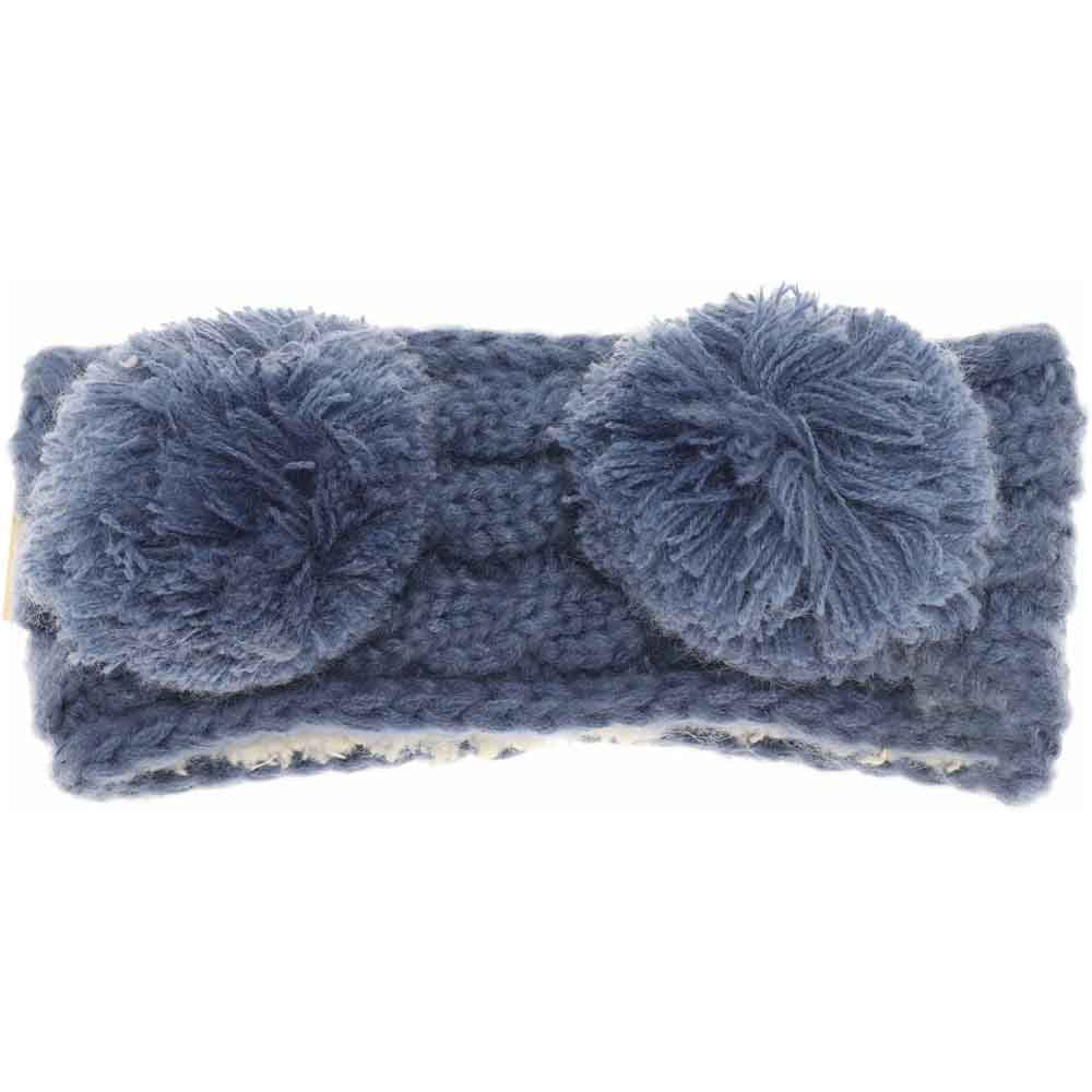 KIDS Solid Double Pom C.C Head Wrap