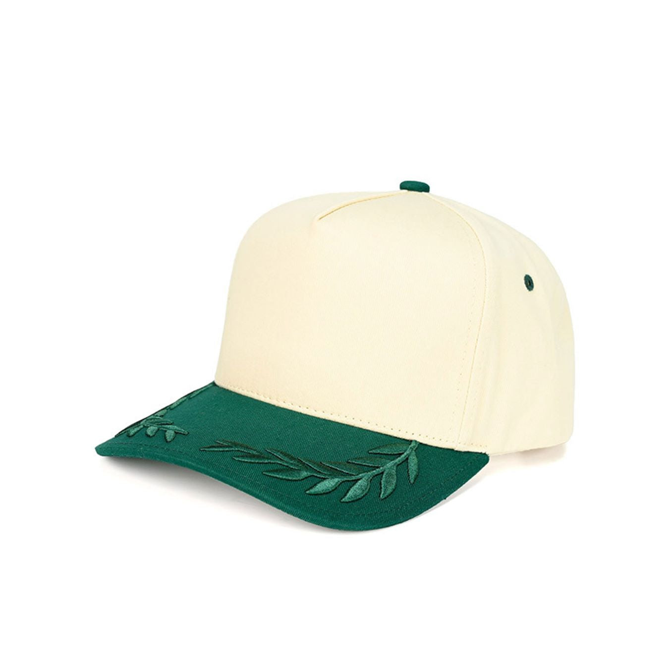 C.C Captain Oak Leaves Embroidered Trucker Cap