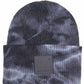 C.C Women's Tie Dye Beanie Hats With Rubber Patch