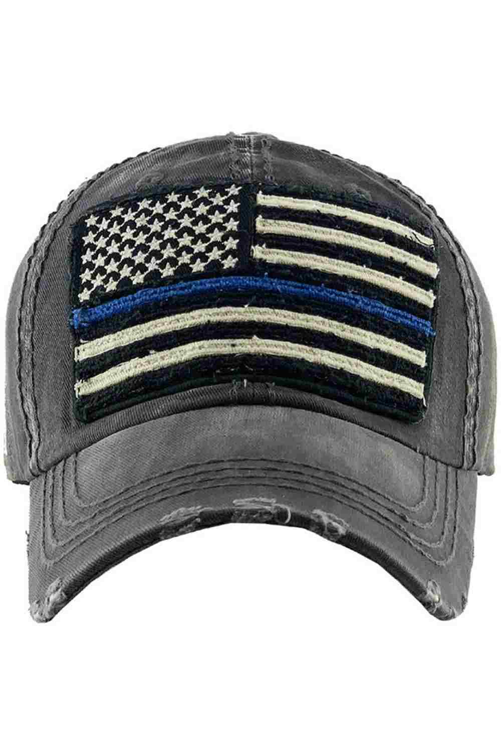 AMERICAN FLAG VINTAGE BASEBALL CAP