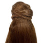 Cola de Caballo de Cabello Humano 100% Castaño Oscuro