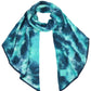 C.C Tie Dye Bias Cut Scarf With Rubber Patch