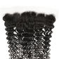 Frontal de cabello humano Deep Wave 13x4 HD Lace