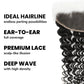 Frontal de cabello humano Deep Wave 13x4 HD Lace