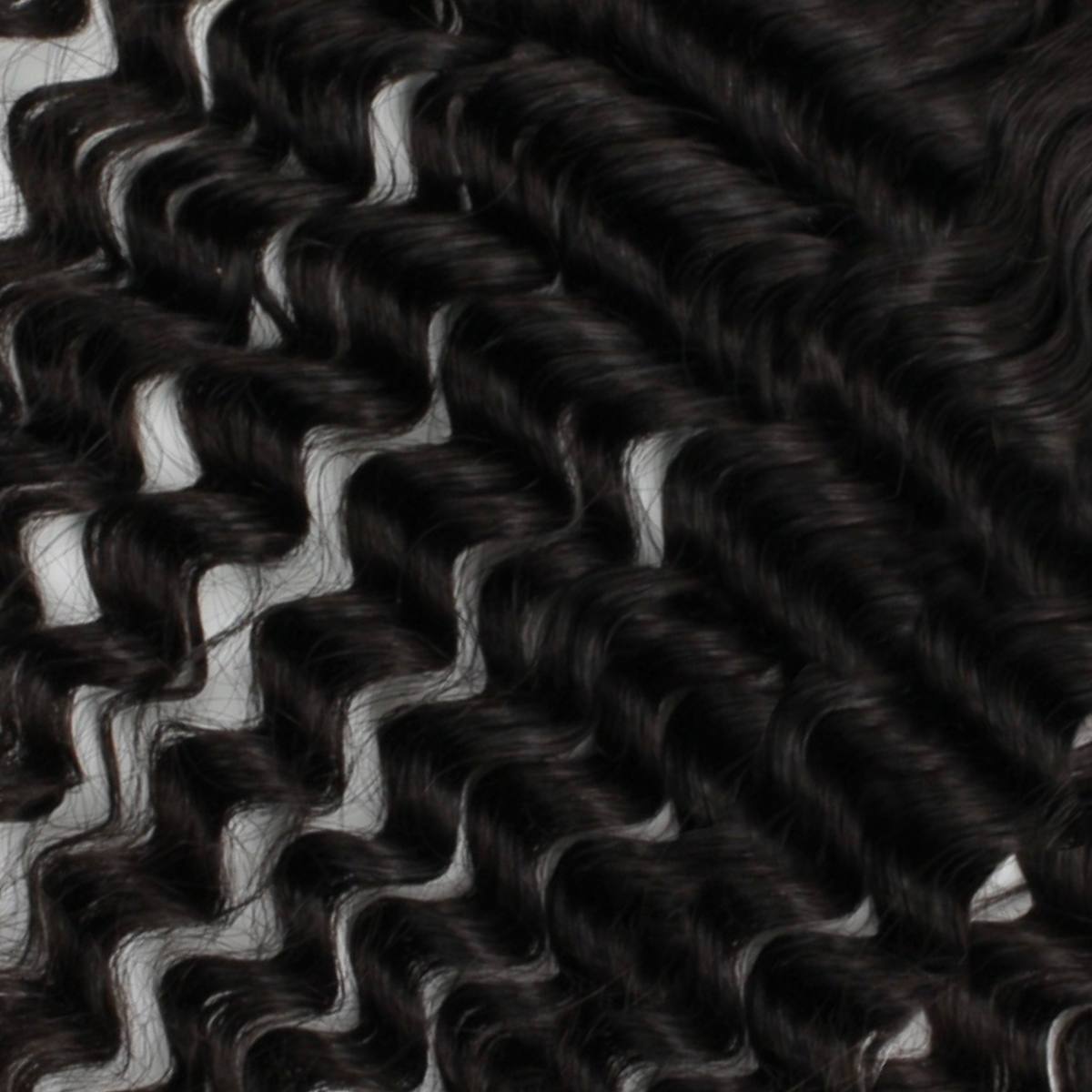 Frontal de cabello humano Deep Wave de encaje transparente de 13x4