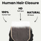 Cierre de cabello humano con encaje HD 5x5 Deep Wave