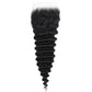 Cierre de cabello humano con encaje transparente Deep Wave 5x5