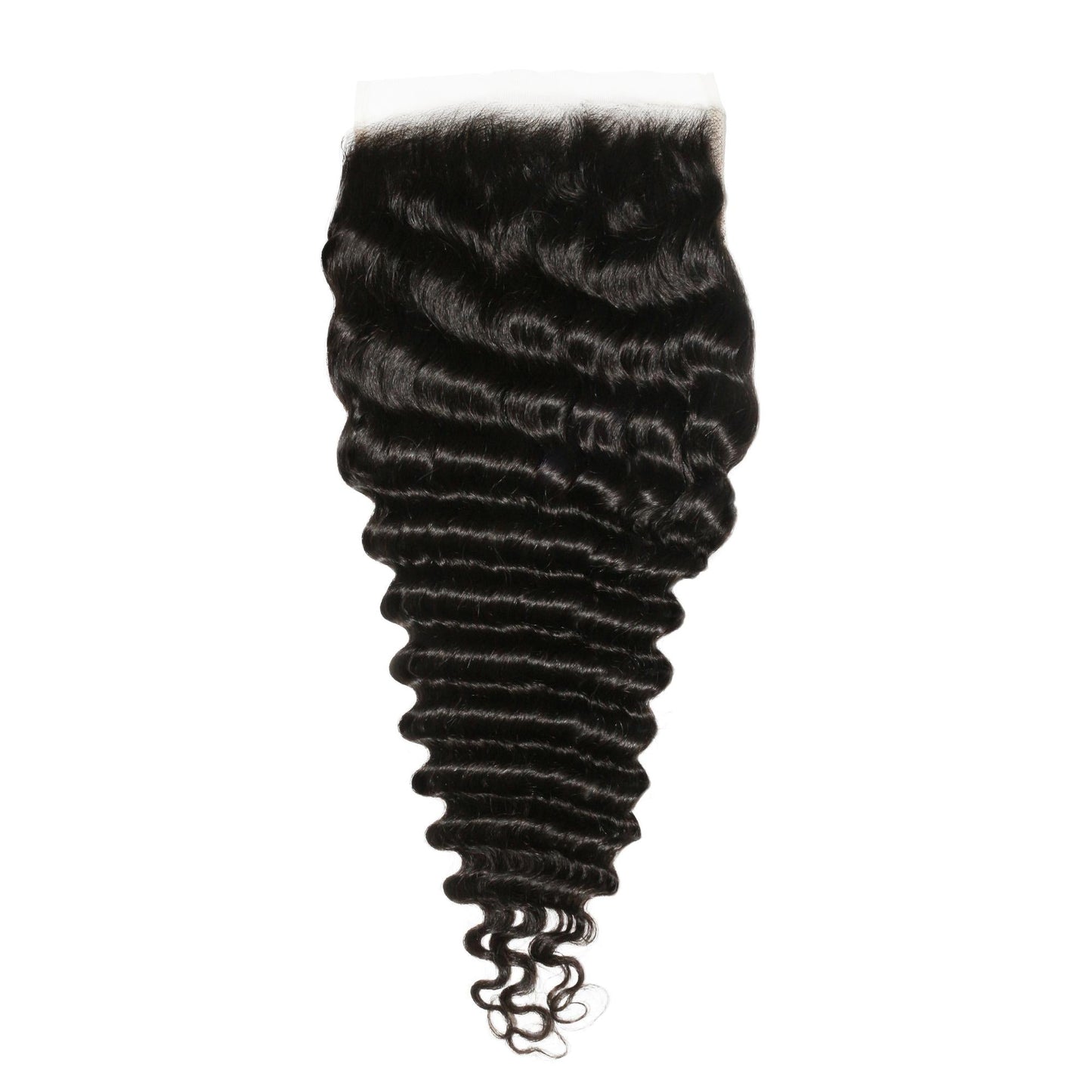 Cierre de cabello humano de encaje HD 7x7 Deep Wave