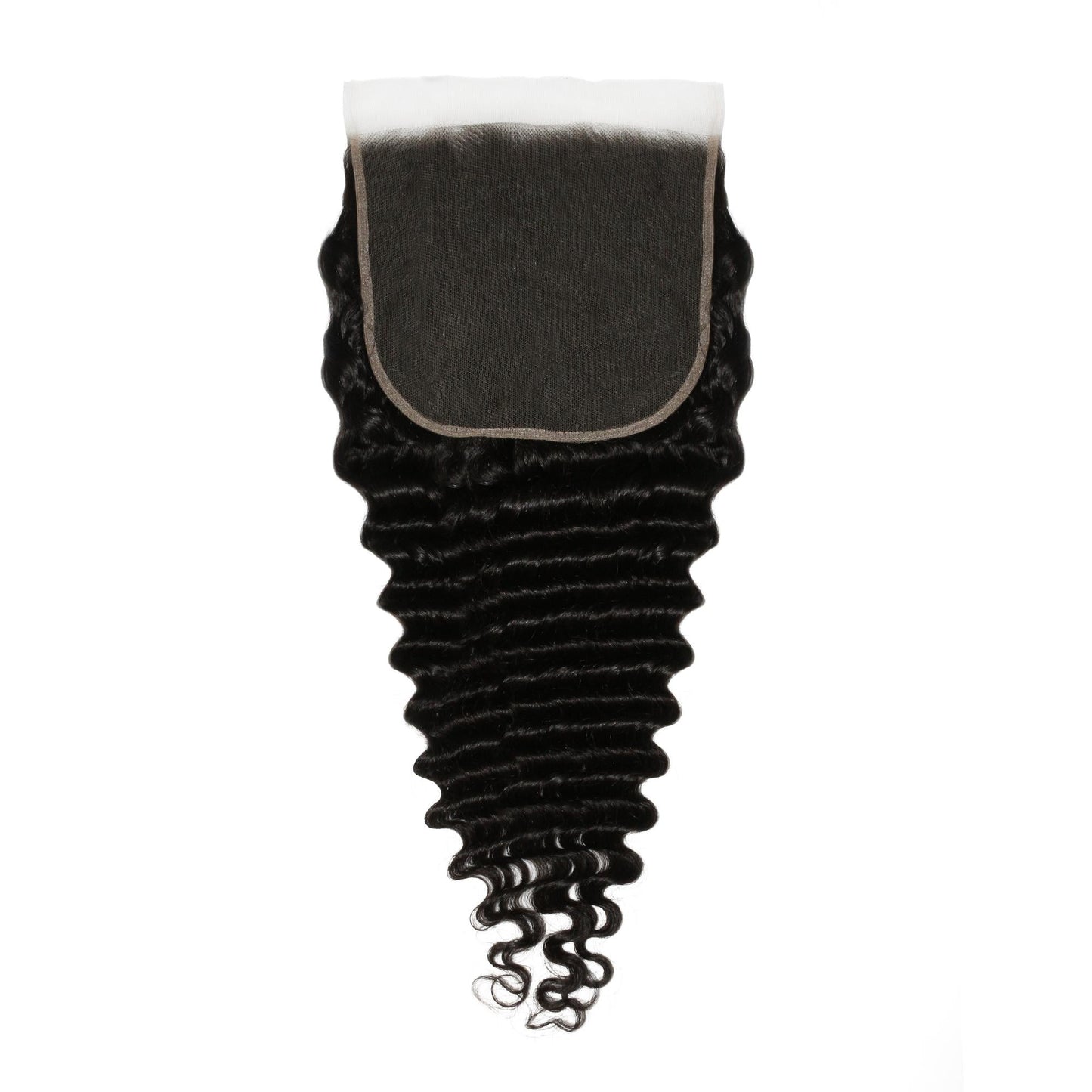 Cierre de cabello humano de encaje HD 7x7 Deep Wave