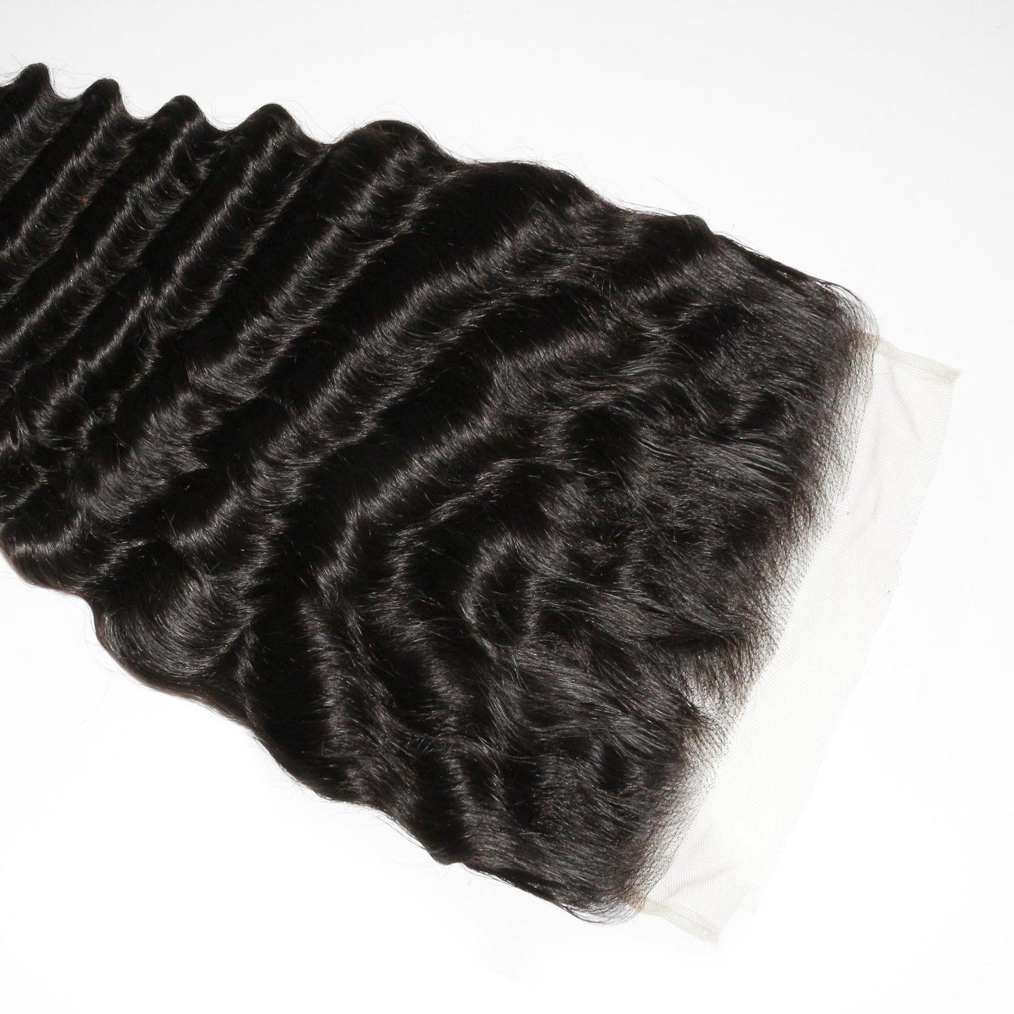 Cierre de cabello humano de encaje HD 7x7 Deep Wave