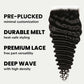 Cierre de cabello humano de encaje HD 7x7 Deep Wave