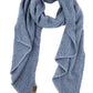 C.C Bias Cut Scarf With Whipstitched Edging
