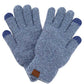C.C Solid Boucle Gloves