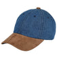 C.C Two Tone Cotton Twill Denim Baseball Cap