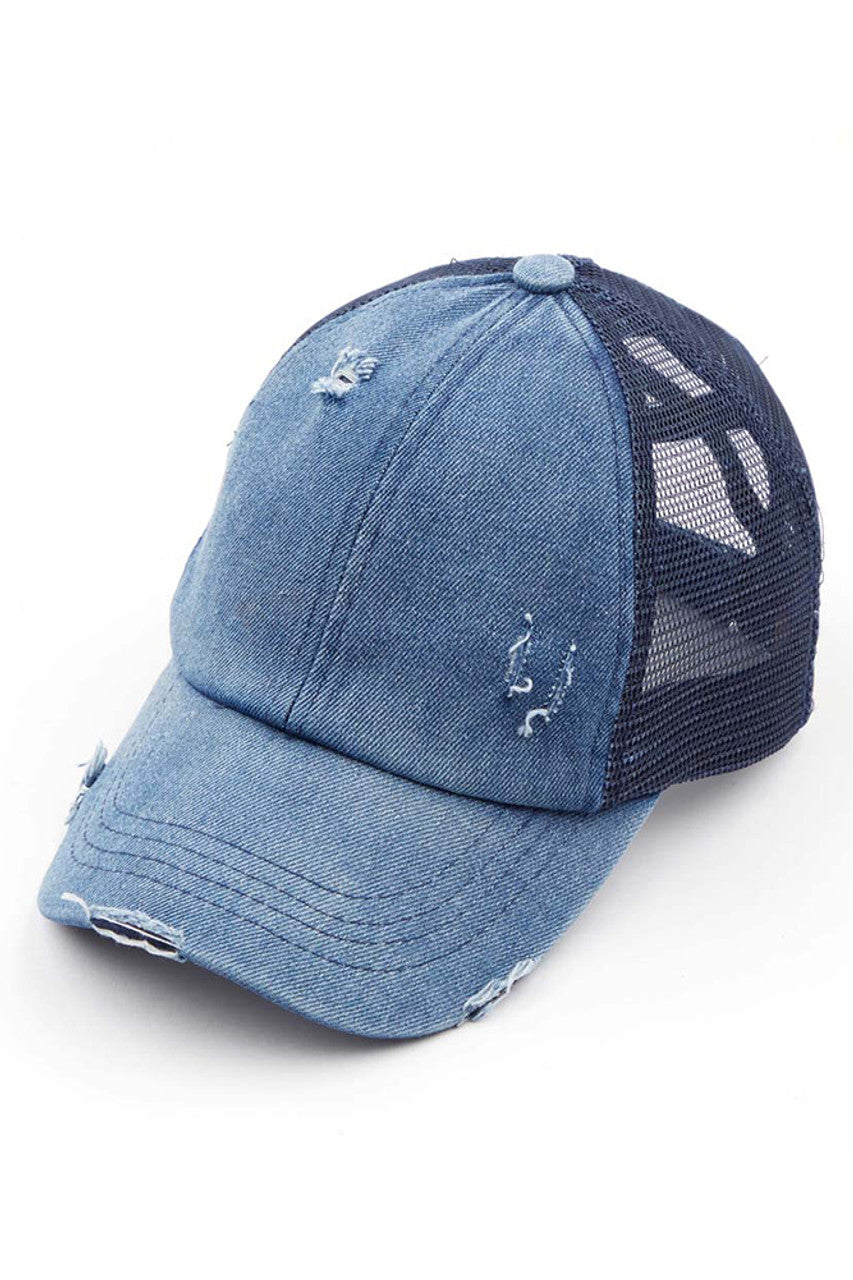 C.C Women's Baseball Ponytail Cap