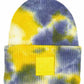 C.C Women's Tie Dye Beanie Hats With Rubber Patch