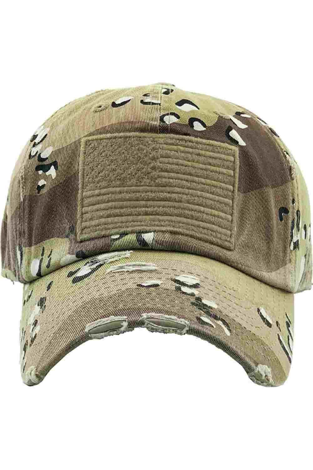 Women's American Flag Vintage Baseball Cap 4th of July