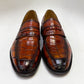 Mocasín Maurice Detroit de caimán personalizado - Whiskey