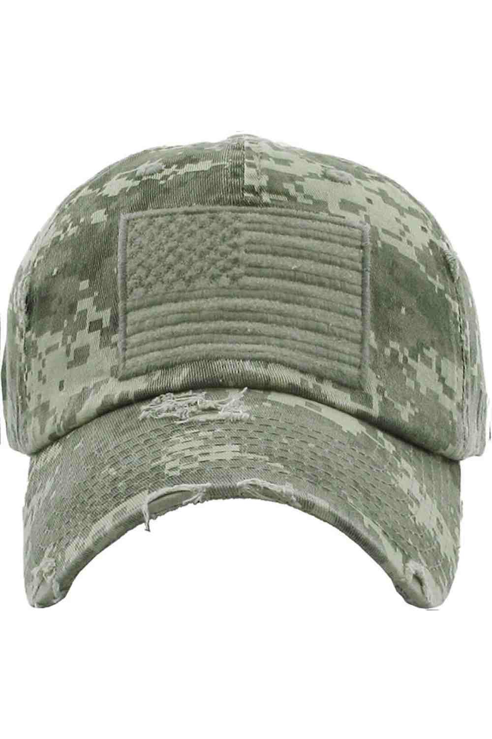 Women's American Flag Vintage Baseball Cap 4th of July