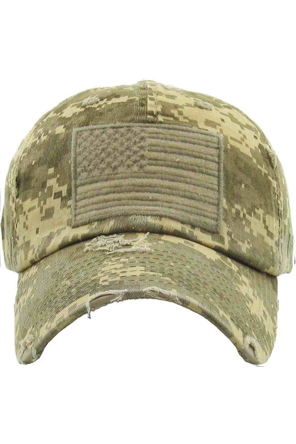 Women's American Flag Vintage Baseball Cap 4th of July