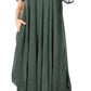 Sakkas Everyday Essentials Cap Sleeve Caftan Dress / Cover Up