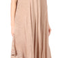 Sakkas Everyday Essentials Cap Sleeve Caftan Dress / Cover Up