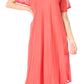 Sakkas Everyday Essentials Cap Sleeve Caftan Dress / Cover Up