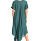 Sakkas Everyday Essentials Cap Sleeve Caftan Dress / Cover Up