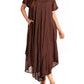 Sakkas Everyday Essentials Cap Sleeve Caftan Dress / Cover Up