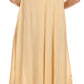 Sakkas Everyday Essentials Cap Sleeve Caftan Dress / Cover Up