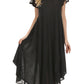 Sakkas Everyday Essentials Cap Sleeve Caftan Dress / Cover Up