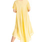 Sakkas Everyday Essentials Cap Sleeve Caftan Dress / Cover Up