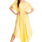Sakkas Everyday Essentials Cap Sleeve Caftan Dress / Cover Up