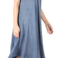 Sakkas Everyday Essentials Cap Sleeve Caftan Dress / Cover Up