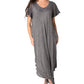 Sakkas Everyday Essentials Cap Sleeve Caftan Dress / Cover Up