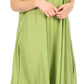Sakkas Everyday Essentials Cap Sleeve Caftan Dress / Cover Up