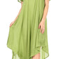 Sakkas Everyday Essentials Cap Sleeve Caftan Dress / Cover Up