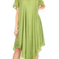 Sakkas Everyday Essentials Cap Sleeve Caftan Dress / Cover Up