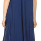 Sakkas Everyday Essentials Cap Sleeve Caftan Dress / Cover Up