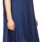 Sakkas Everyday Essentials Cap Sleeve Caftan Dress / Cover Up