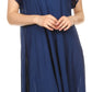 Sakkas Everyday Essentials Cap Sleeve Caftan Dress / Cover Up