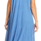 Sakkas Everyday Essentials Cap Sleeve Caftan Dress / Cover Up