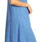 Sakkas Everyday Essentials Cap Sleeve Caftan Dress / Cover Up