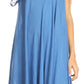 Sakkas Everyday Essentials Cap Sleeve Caftan Dress / Cover Up
