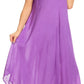 Sakkas Everyday Essentials Cap Sleeve Caftan Dress / Cover Up