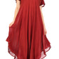 Sakkas Everyday Essentials Cap Sleeve Caftan Dress / Cover Up
